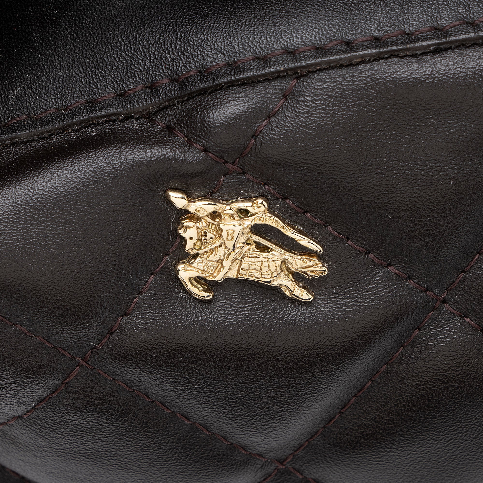 Burberry Quilted Leather Beaton Satchel