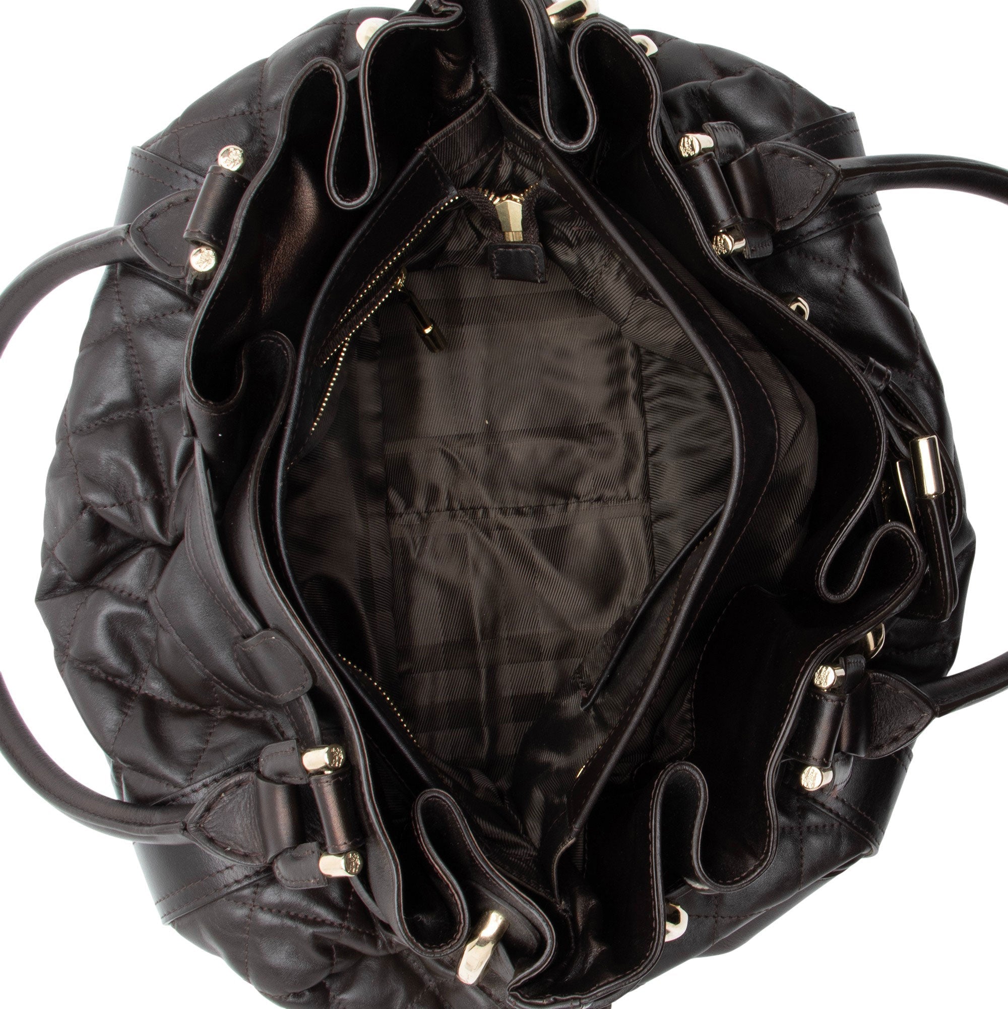 Burberry Quilted Leather Beaton Satchel
