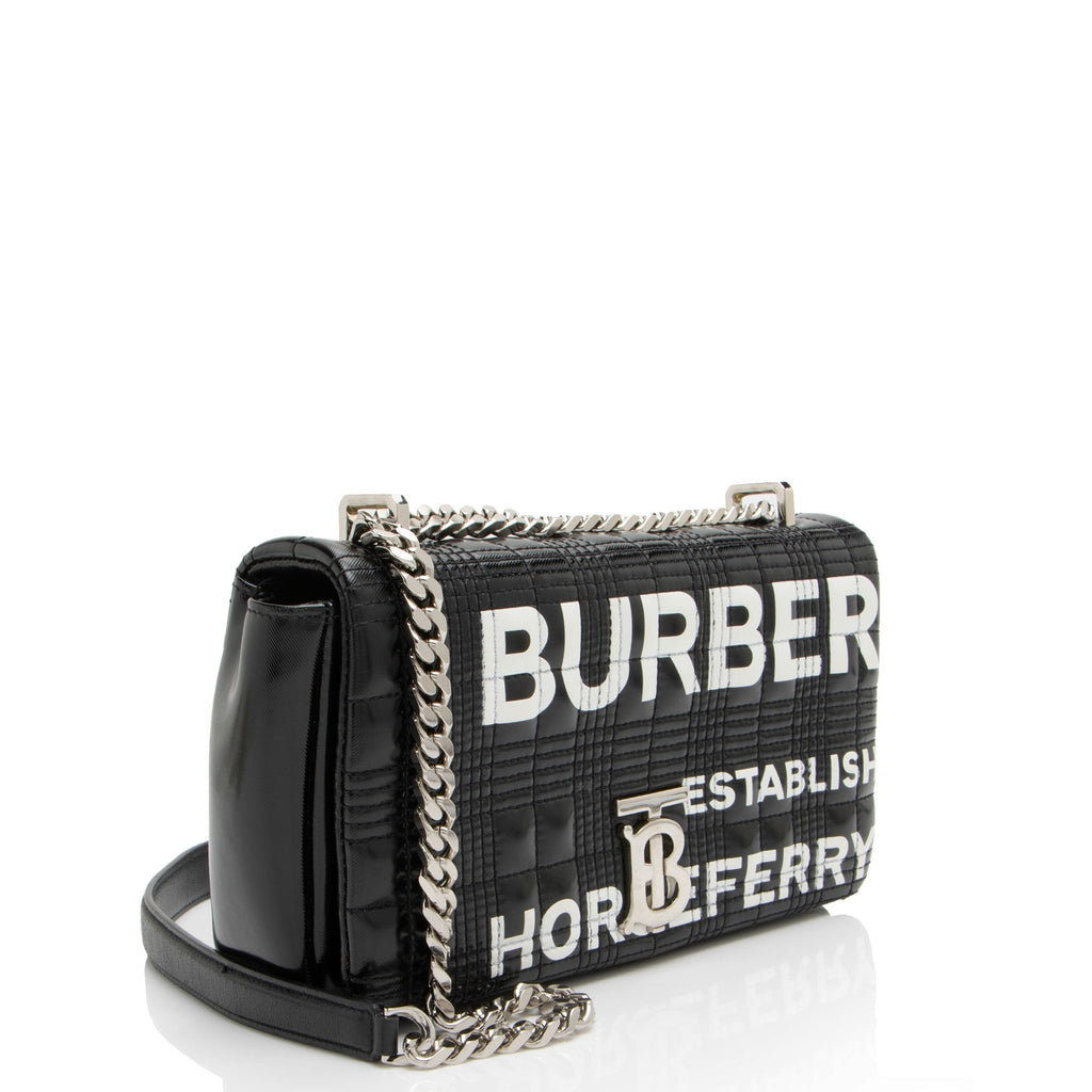 Burberry Quilted Leather Horseferry TB Shoulder Bag