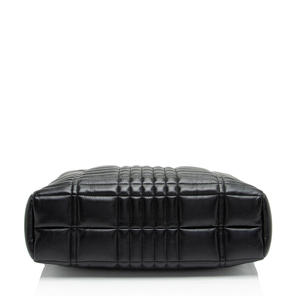 Burberry Quilted Leather Lola Shopping Tote