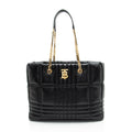 Burberry Quilted Leather Lola Shopping Tote