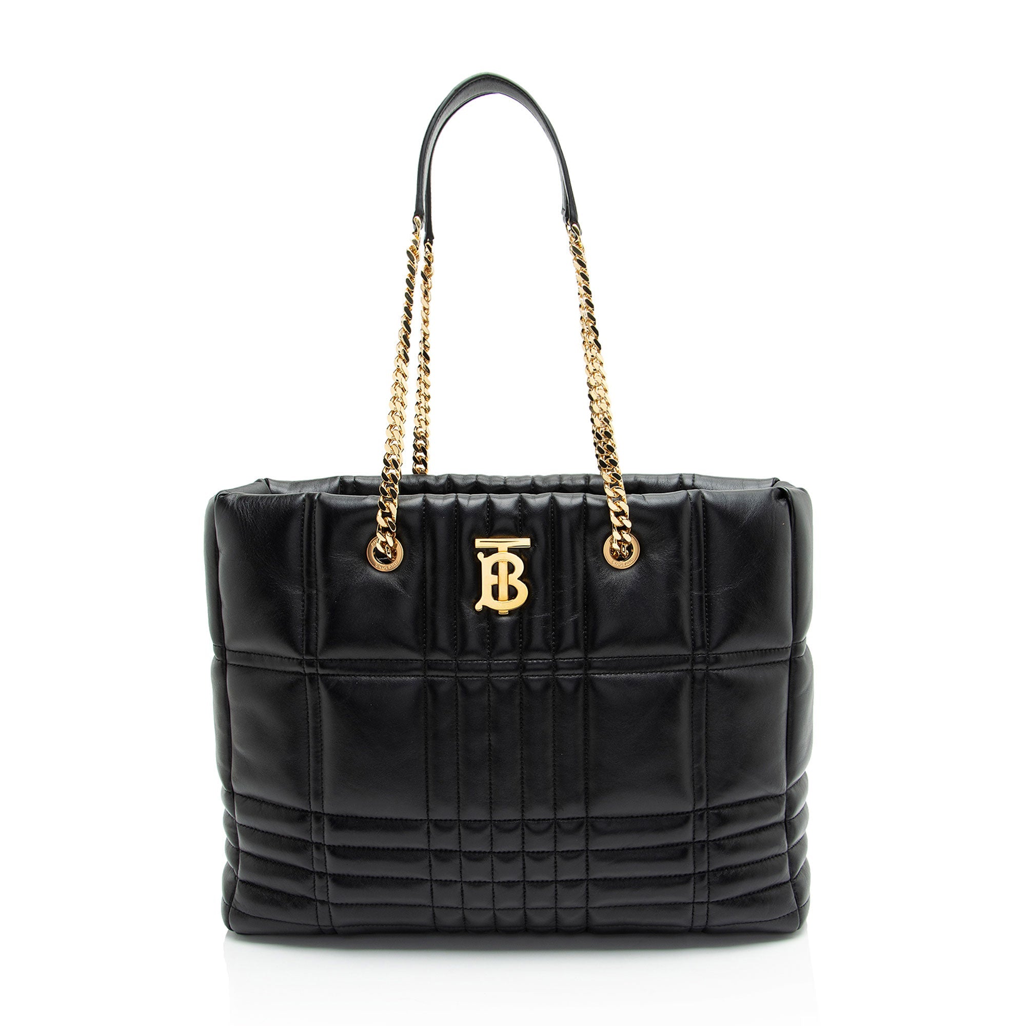 Burberry Quilted Leather Lola Shopping Tote