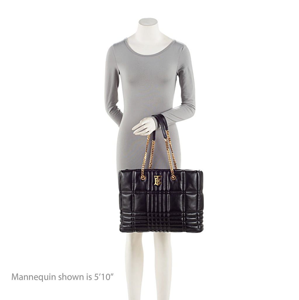 Burberry Quilted Leather Lola Shopping Tote