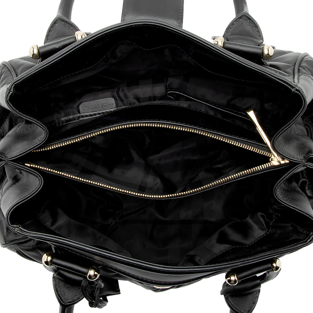 Burberry Quilted Leather Manor Satchel (SHF-XS6CjR)