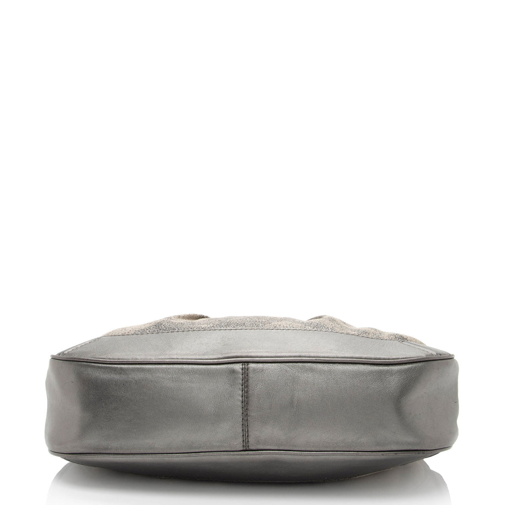 Burberry Shimmer Check Fairby Hobo