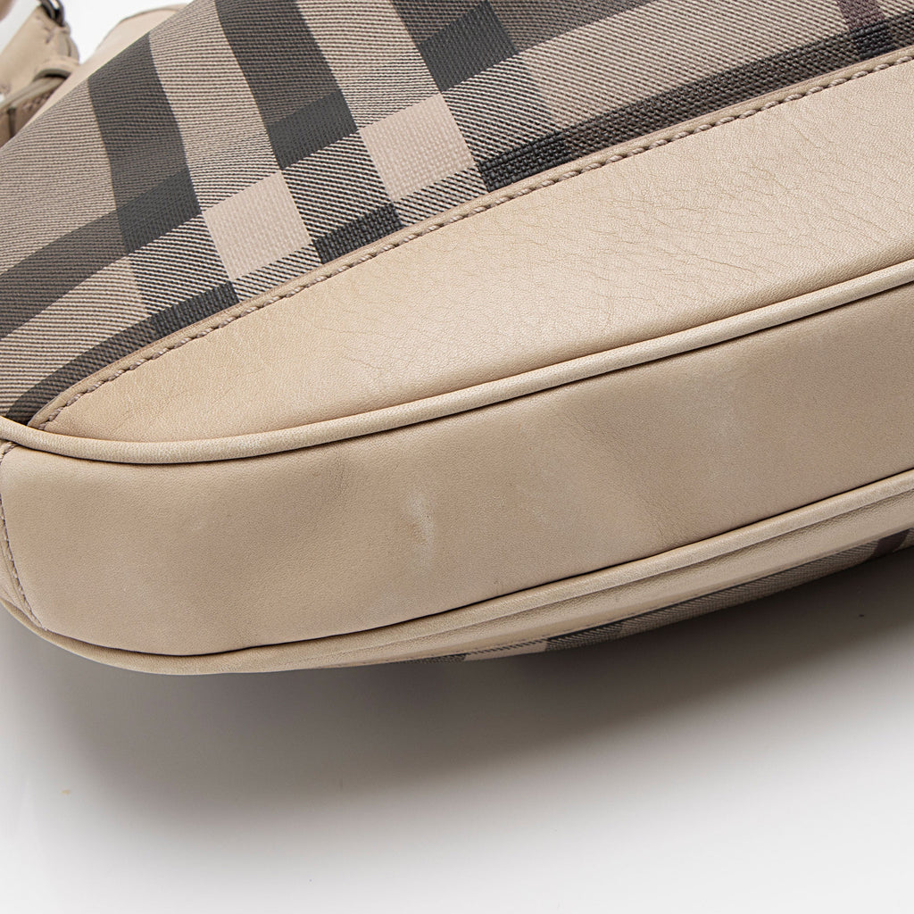 Burberry Smoke Check Brooklyn Hobo (SHF-O9bJhD)