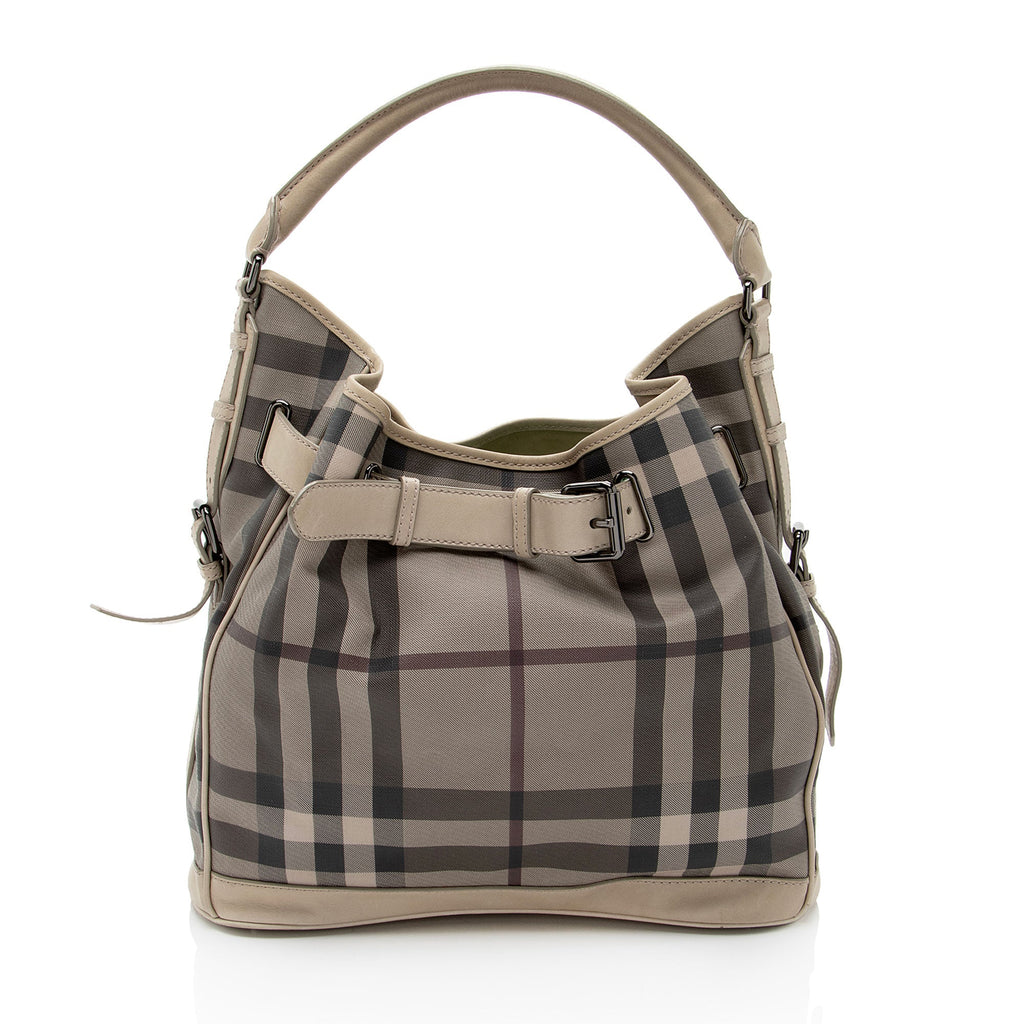 Burberry Smoke Check Walden Medium Hobo