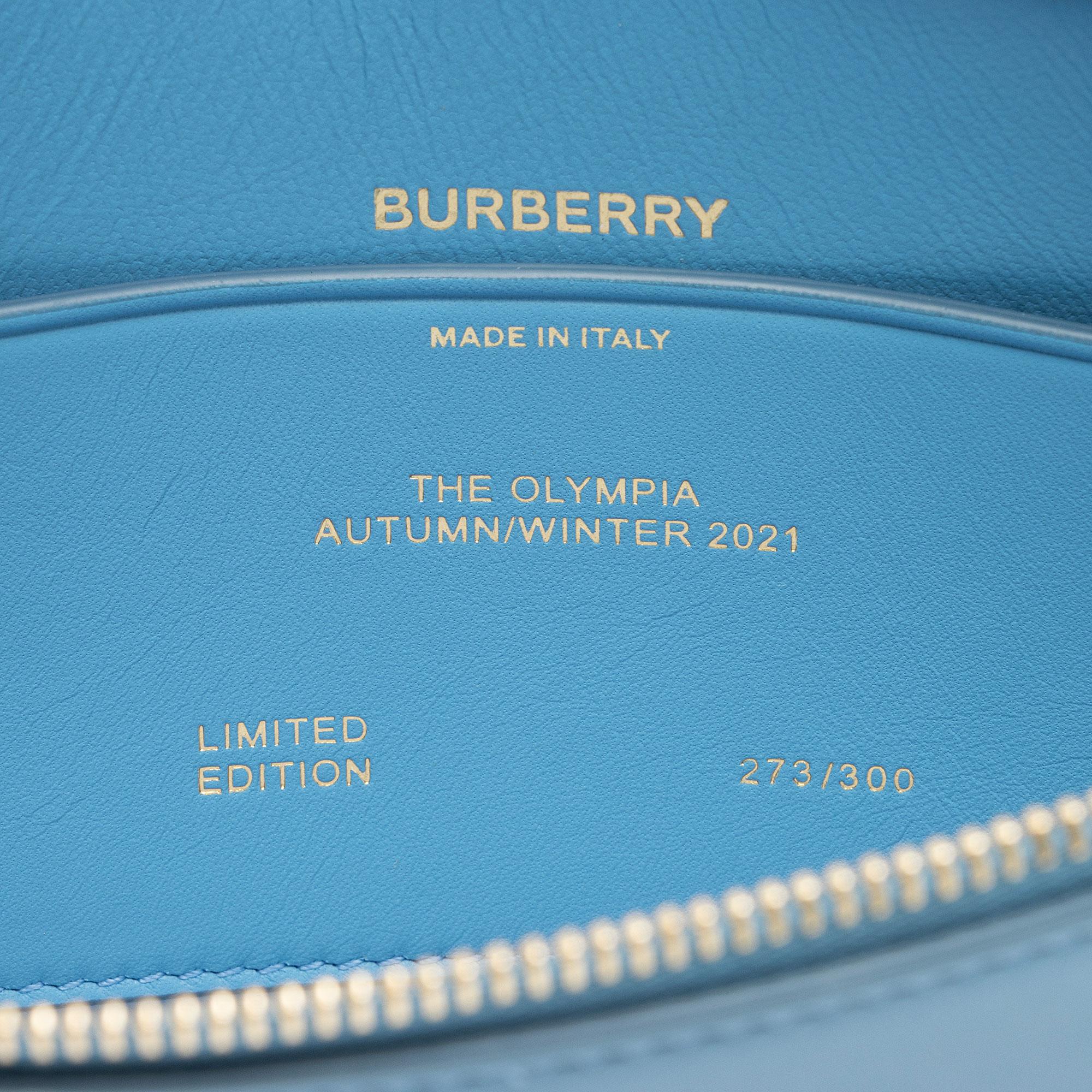 Burberry Smooth Calfskin Olympia Chain Mini Shoulder Bag (SHF-OHo89z)