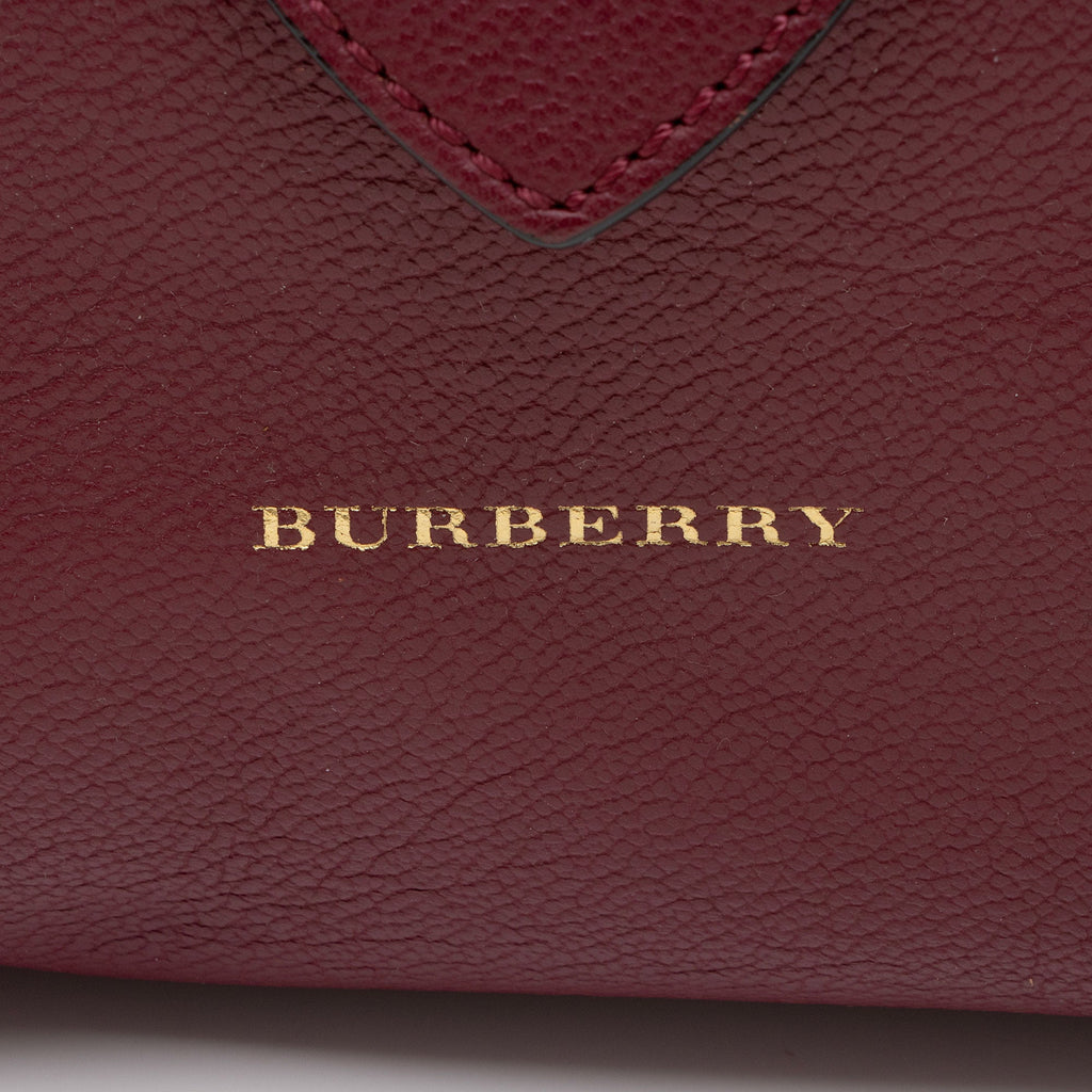 Burberry Soft Grain Calfskin Buckle Medium Tote