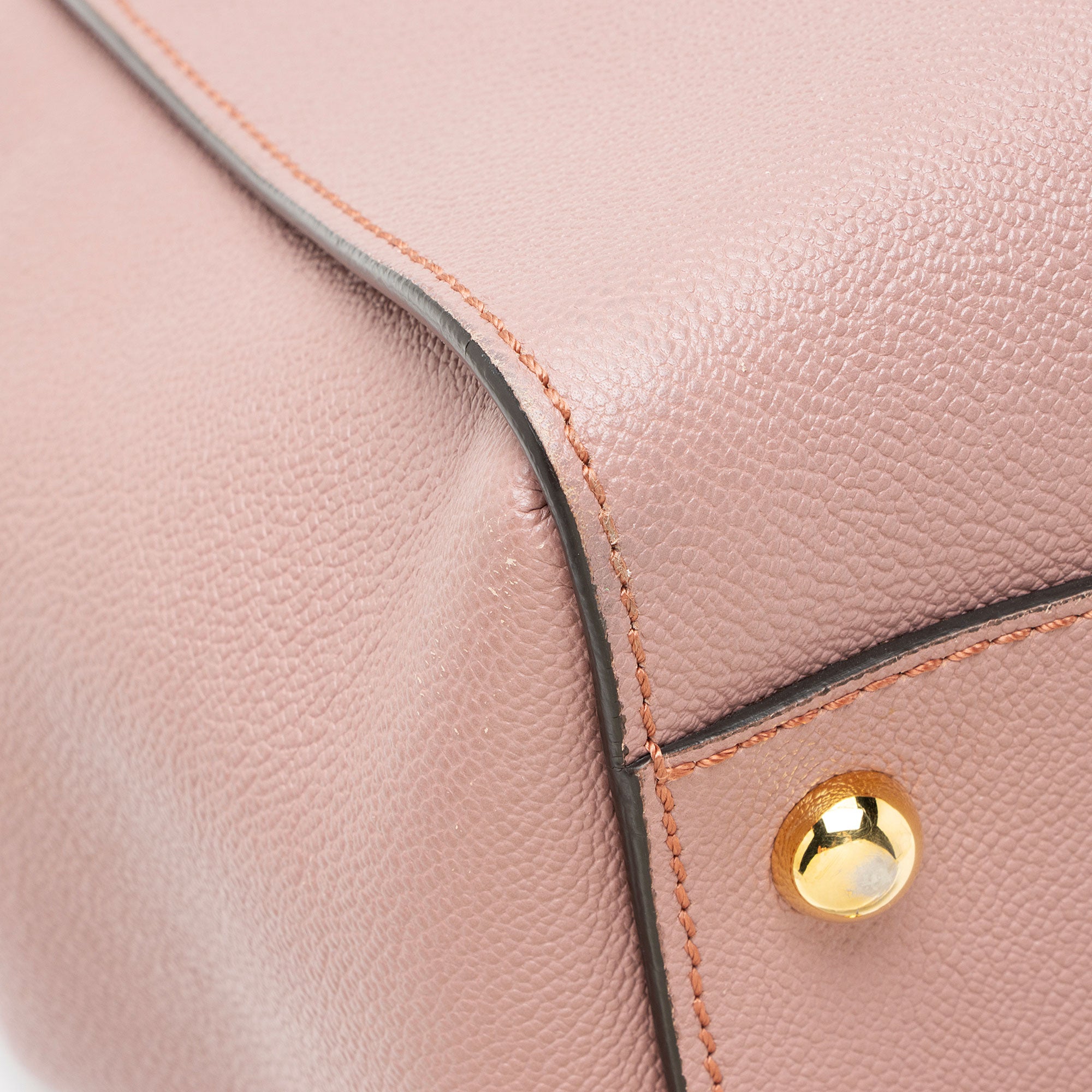 Burberry Soft Grain Calfskin Buckle Medium Tote