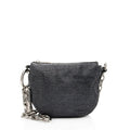 Burberry Suede Crystal Knight Mini Shoulder Bag