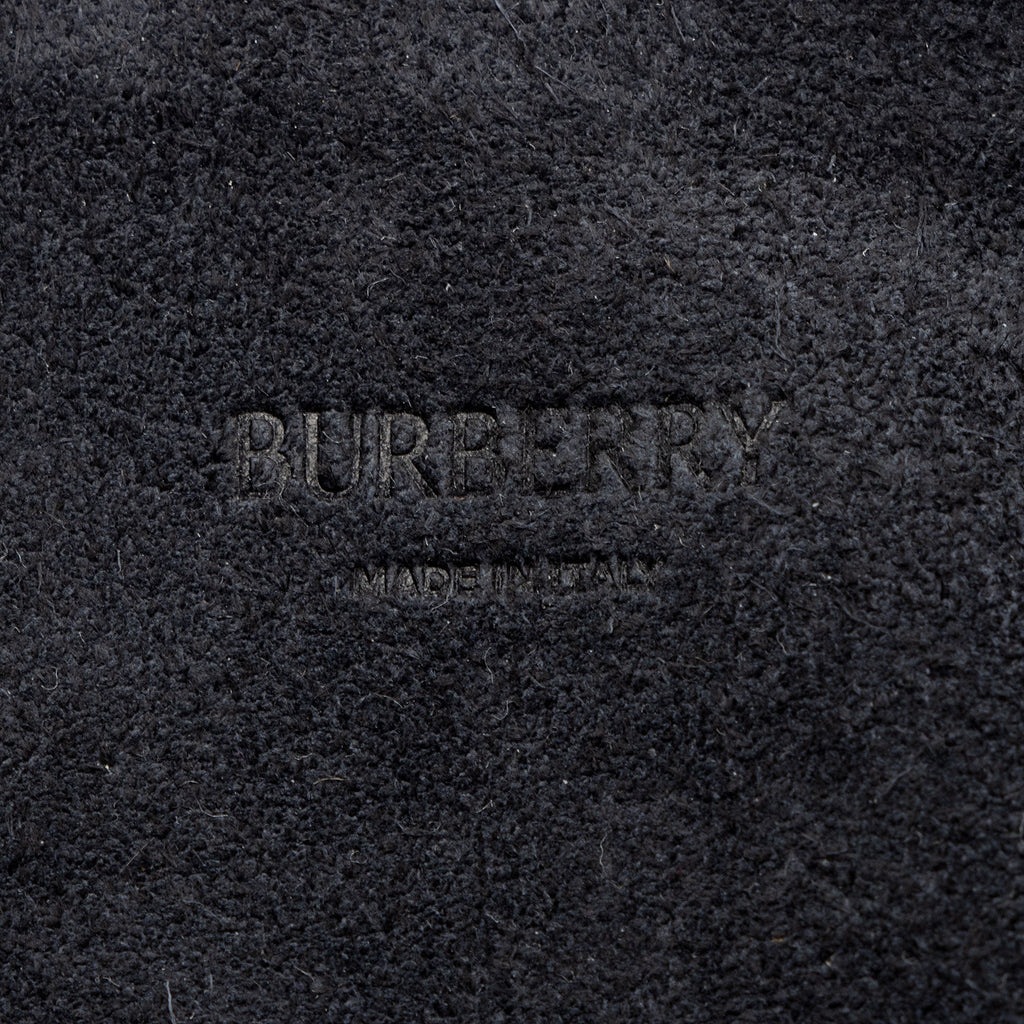 Burberry Suede Crystal Knight Mini Shoulder Bag
