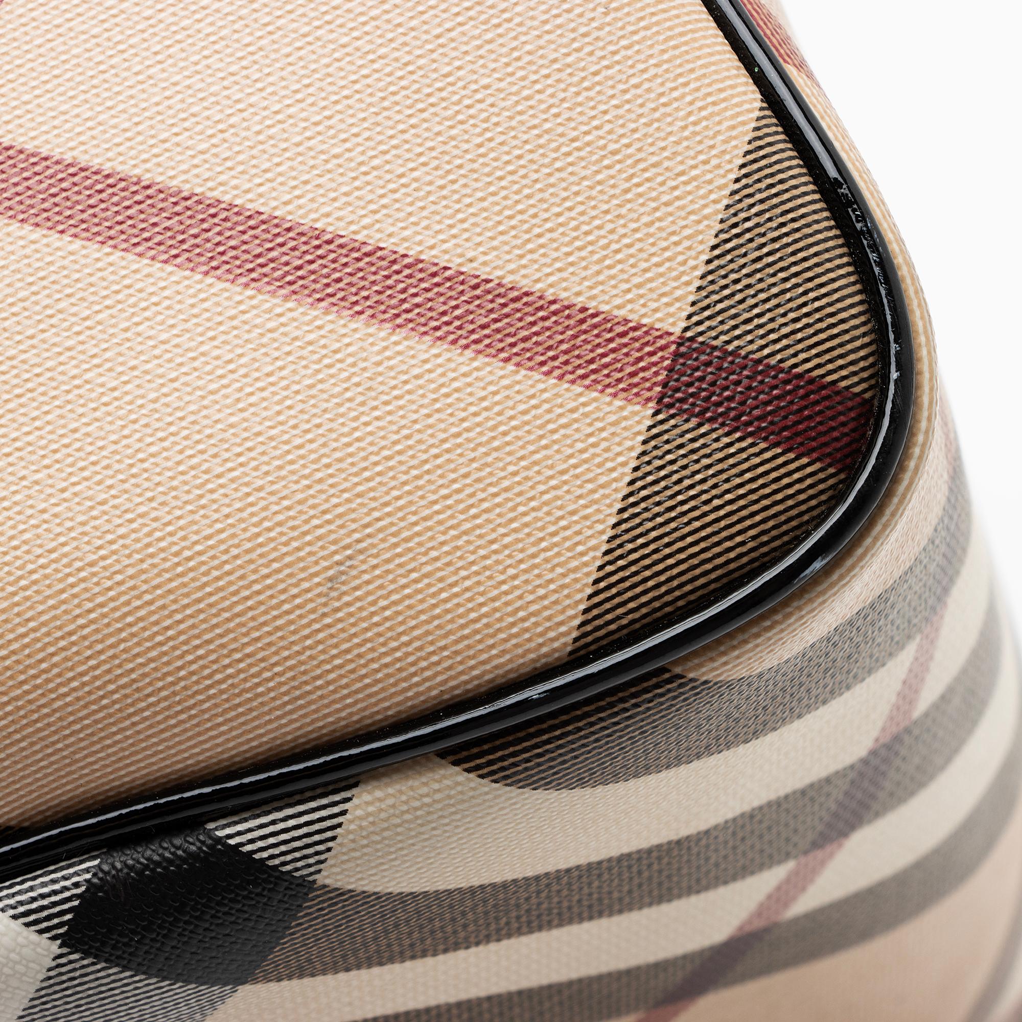 Burberry Super Nova Check Chester Boston Bag (SHF-1yslCD)