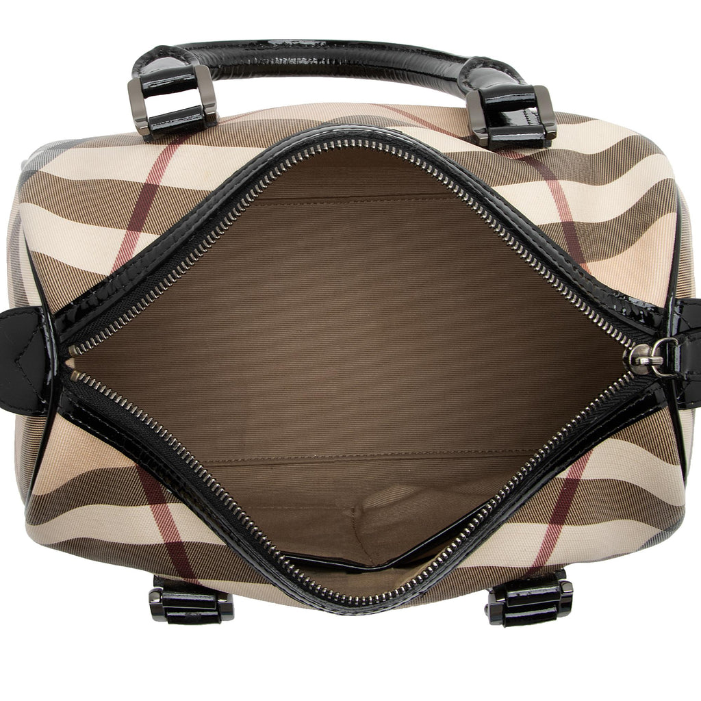 Burberry Super Nova Check Chester Boston Bag (SHF-1yslCD)
