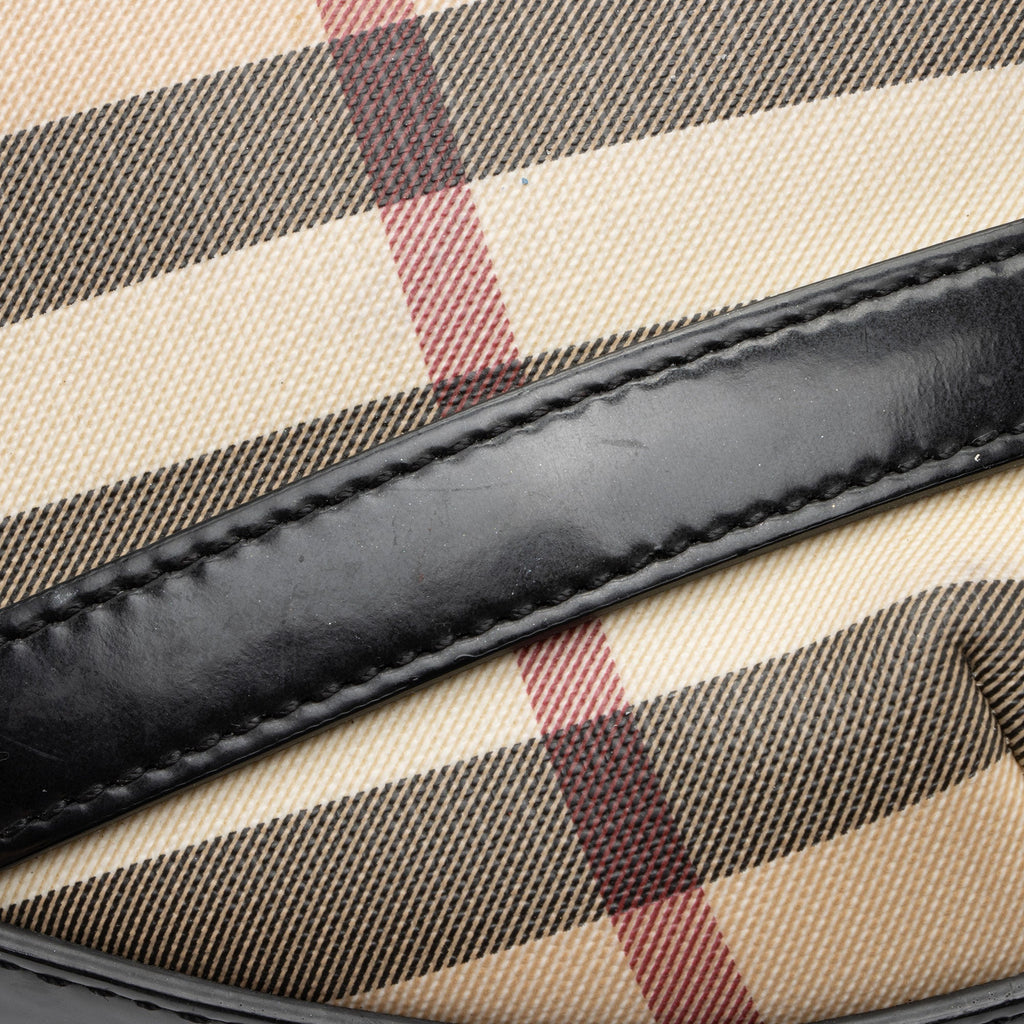 Burberry Super Nova Check Larkin Hobo (SHF-2u5sFX)