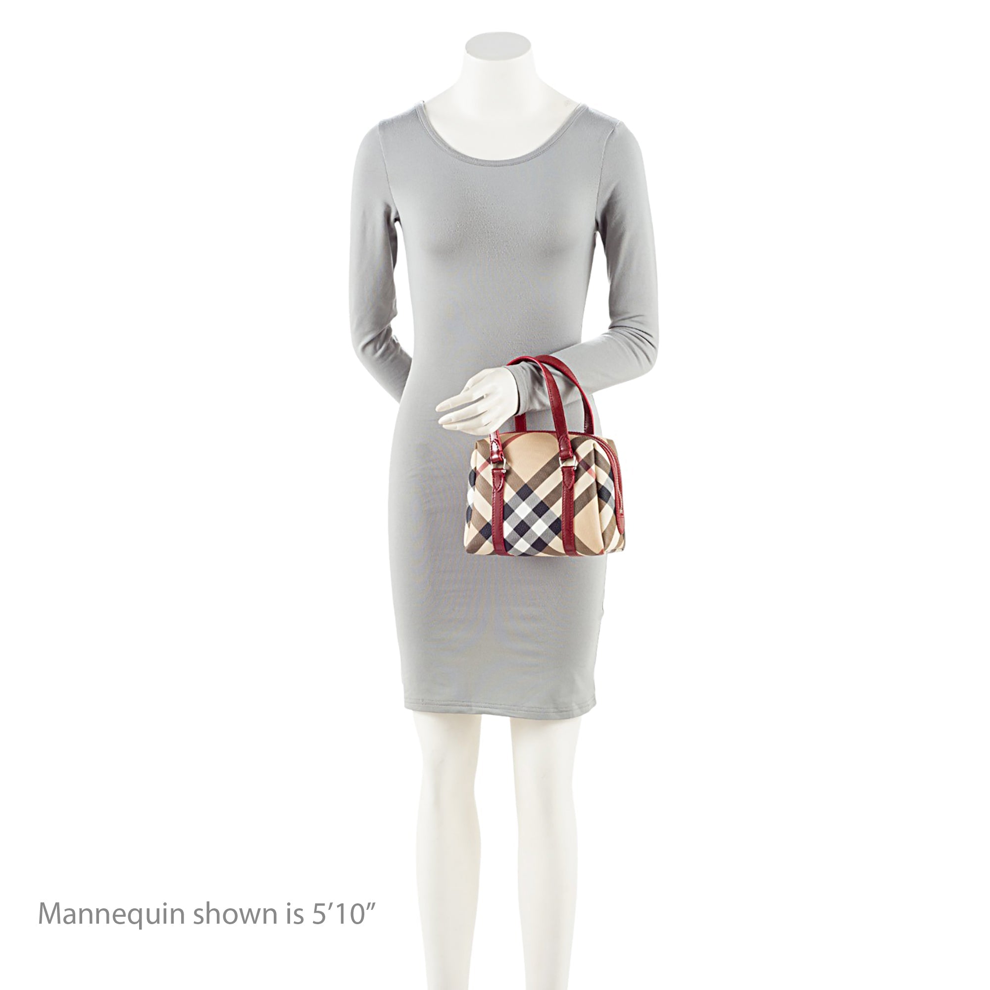 Burberry Super Nova Check Mini Boston Bag