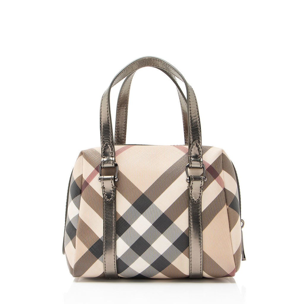 Burberry Super Nova Check Mini Boston Bag