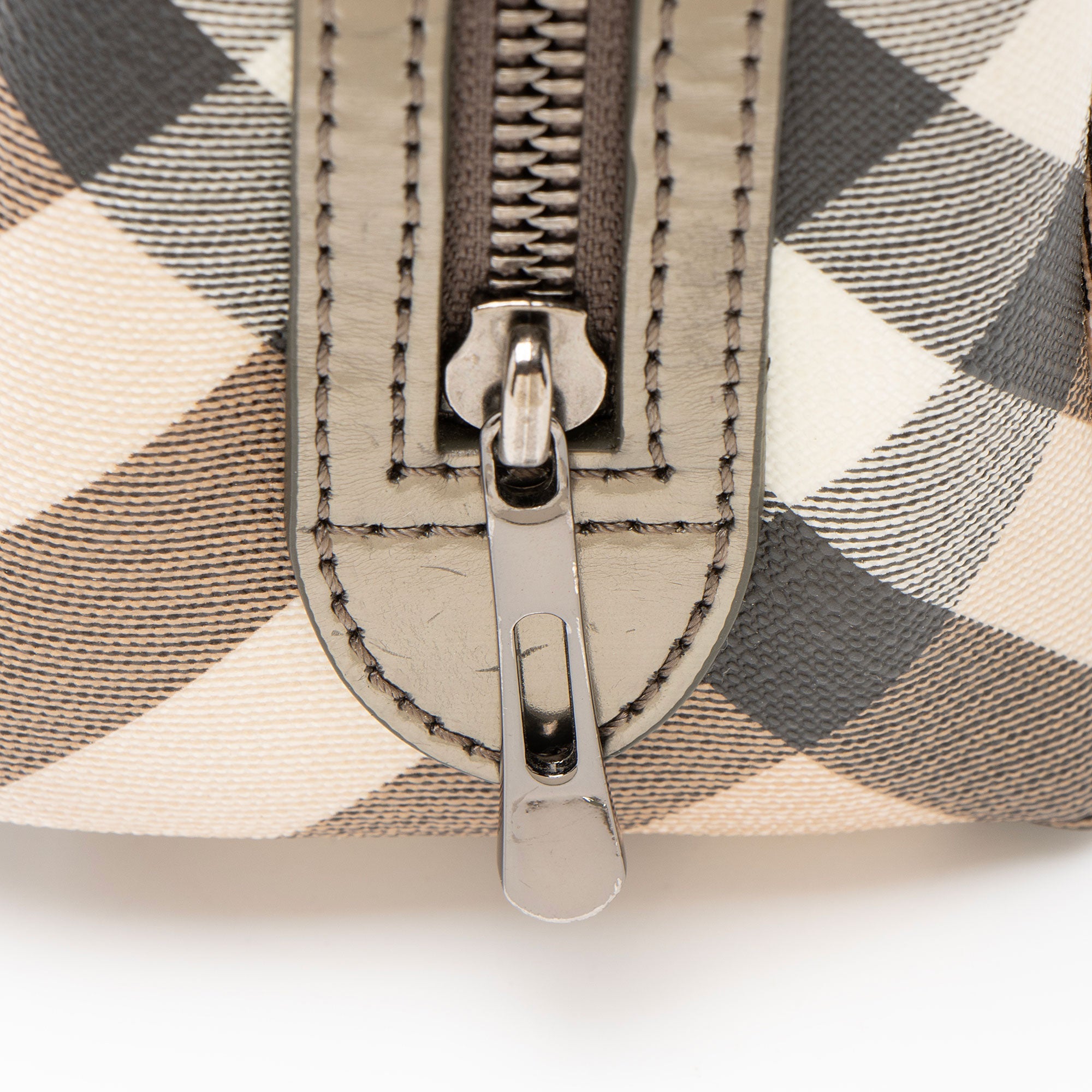 Burberry Super Nova Check Mini Boston Bag