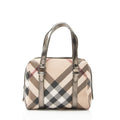 Burberry Super Nova Check Mini Boston Bag