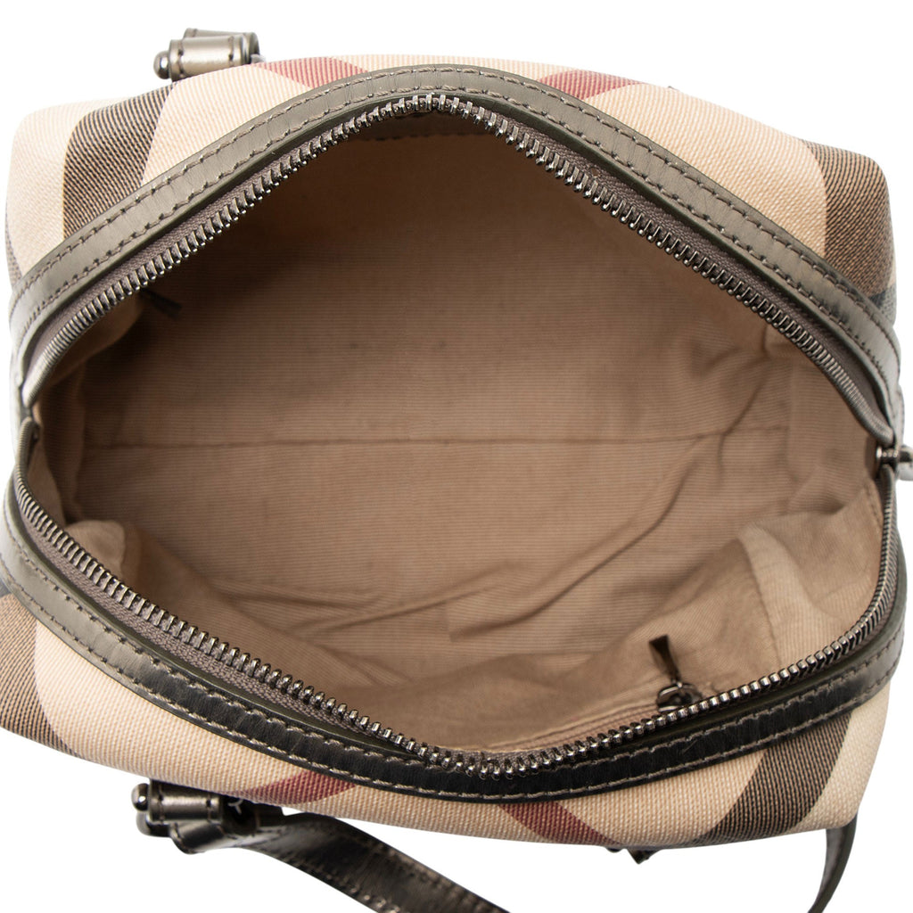 Burberry Super Nova Check Mini Boston Bag