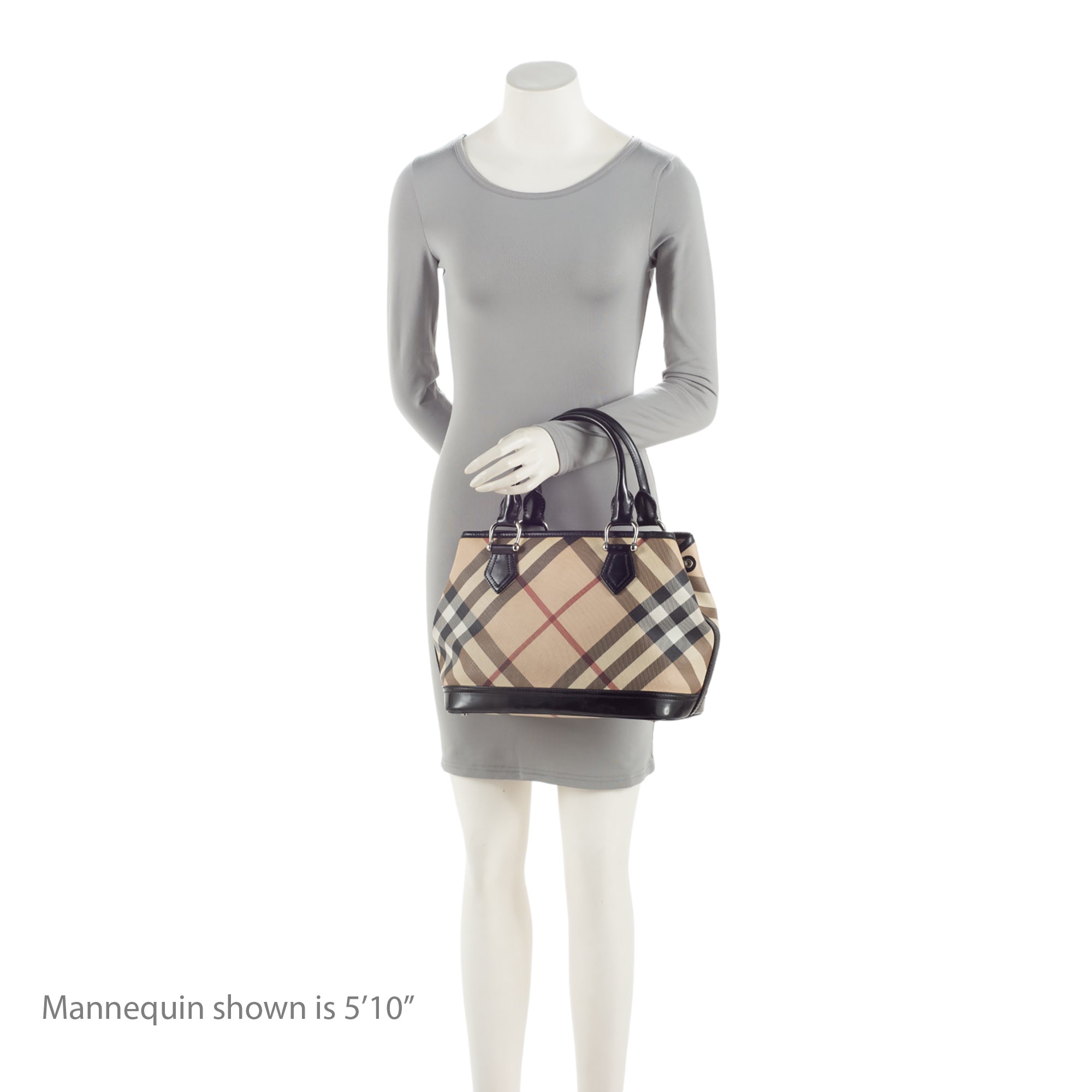 Burberry Super Nova Check Chester Small Satchel (SHF-uXDhE4)
