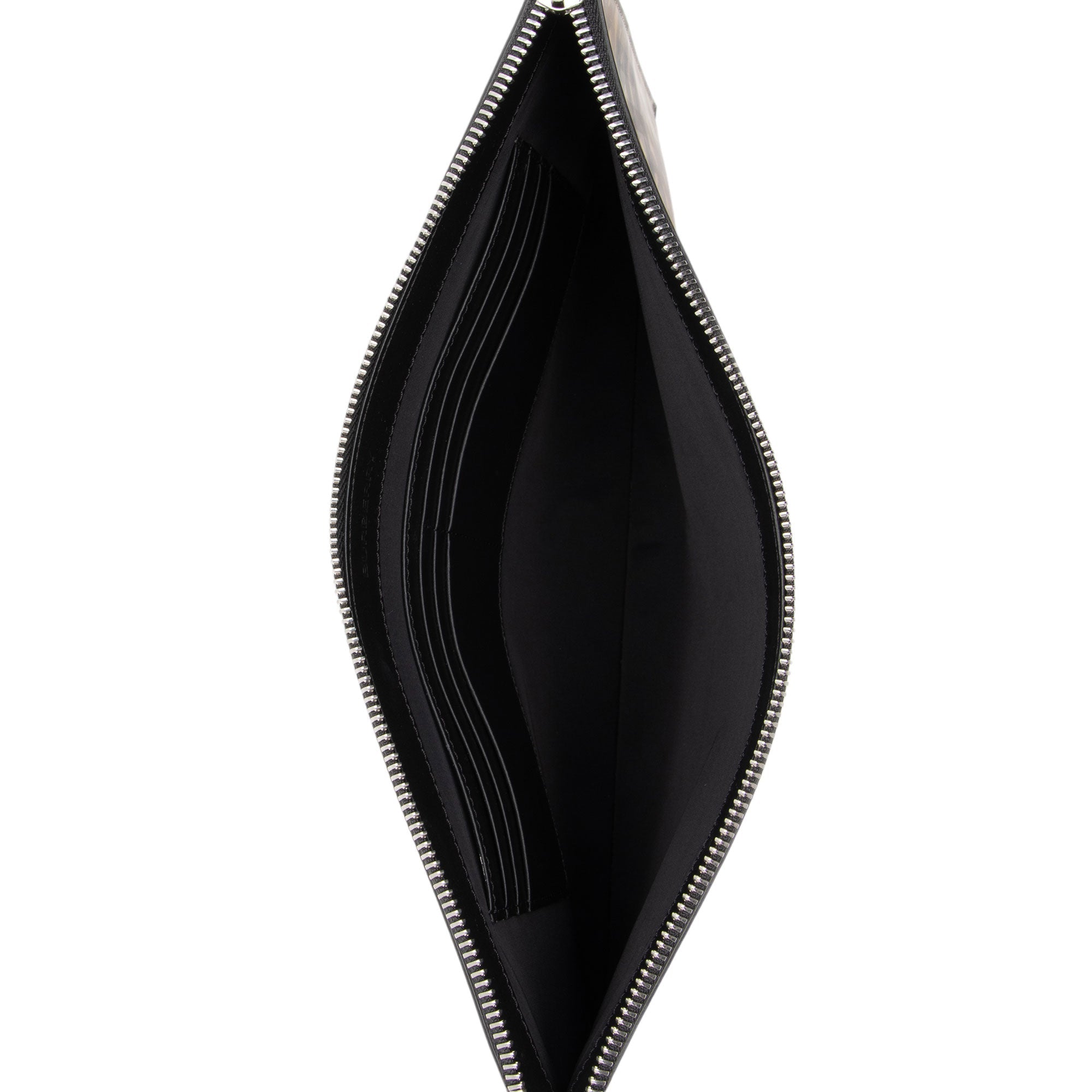 Burberry Calfskin B Hologram Flat Pouch (SHF-PFSFal)