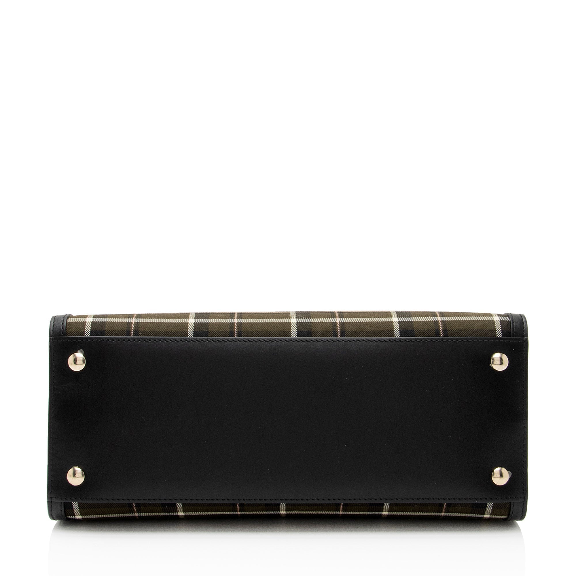Burberry Tartan Check Title Small Tote (SHF-rYKq2Z)