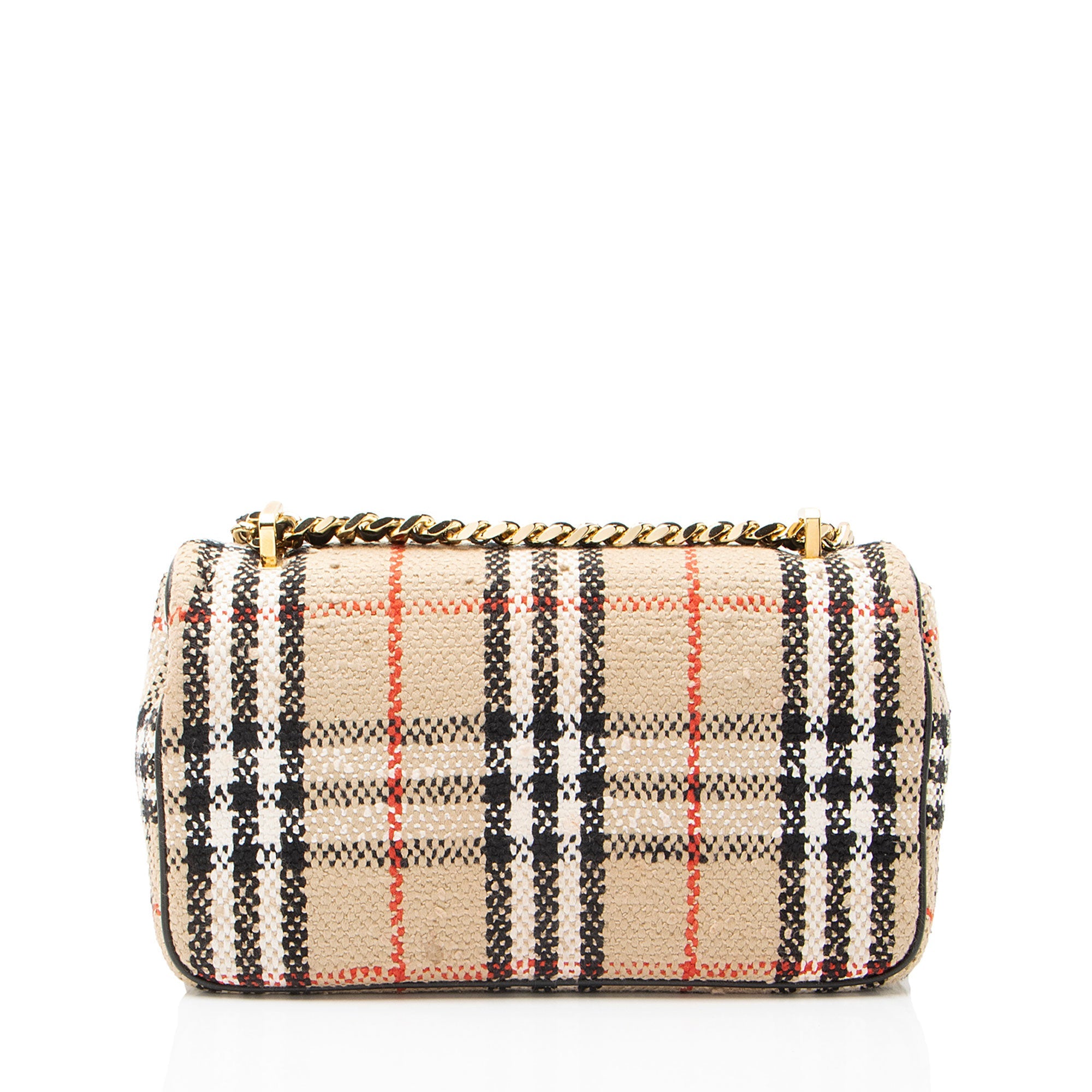 Burberry Tweed TB Lola Chain Small Crossbody