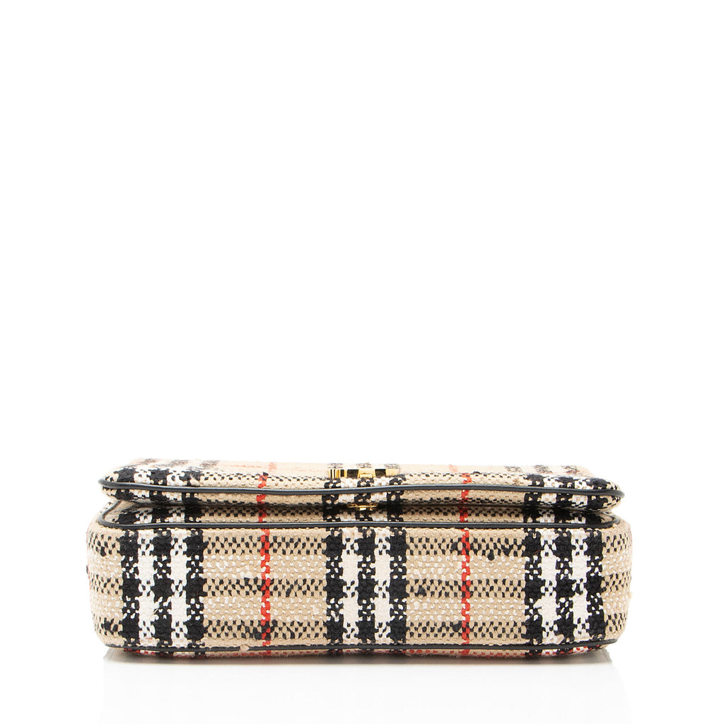 Burberry Tweed TB Lola Chain Small Crossbody