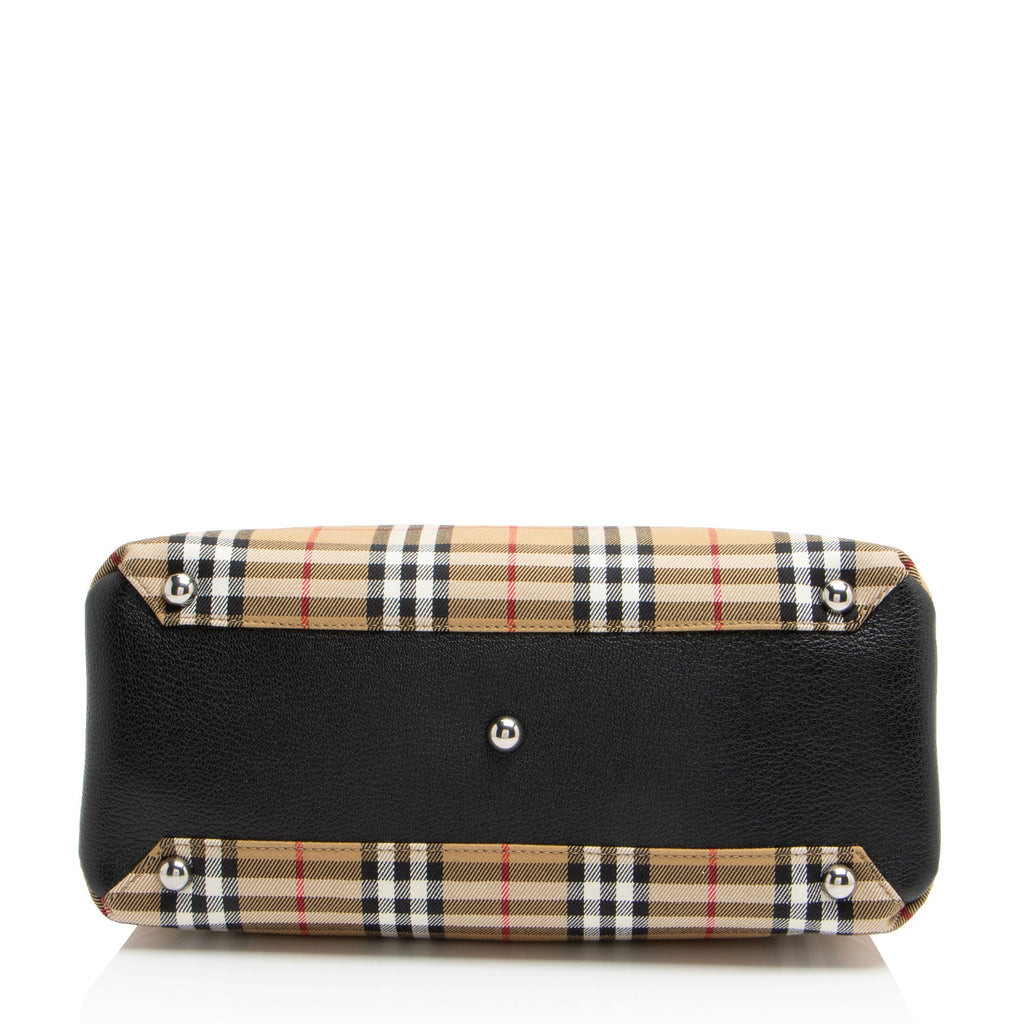 Burberry Vintage Check Banner Medium Tote