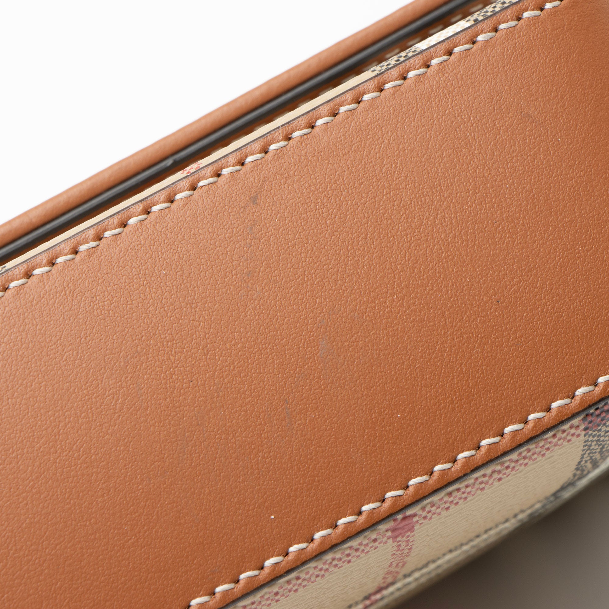 Burberry Vintage Check Leather Hampshire Crossbody