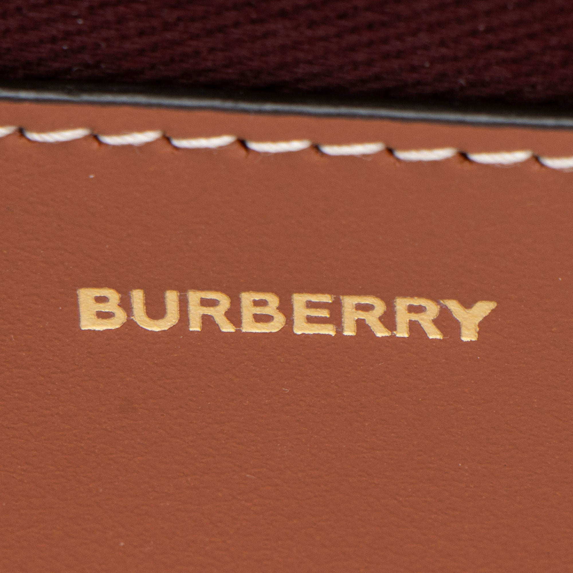 Burberry Vintage Check Leather Hampshire Crossbody