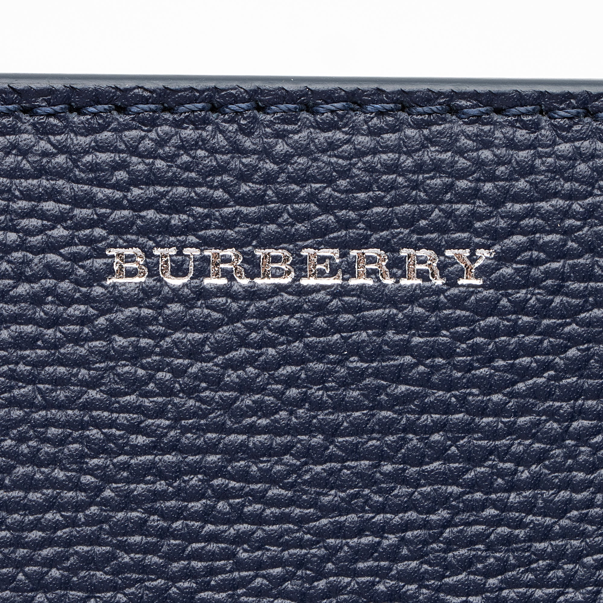 Burberry Vintage Check Leather Banner Medium Tote (SHF-23489)