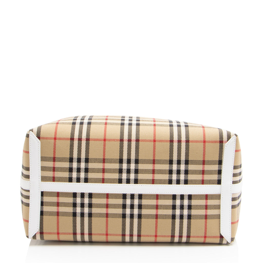 Burberry Vintage Check London Large Tote