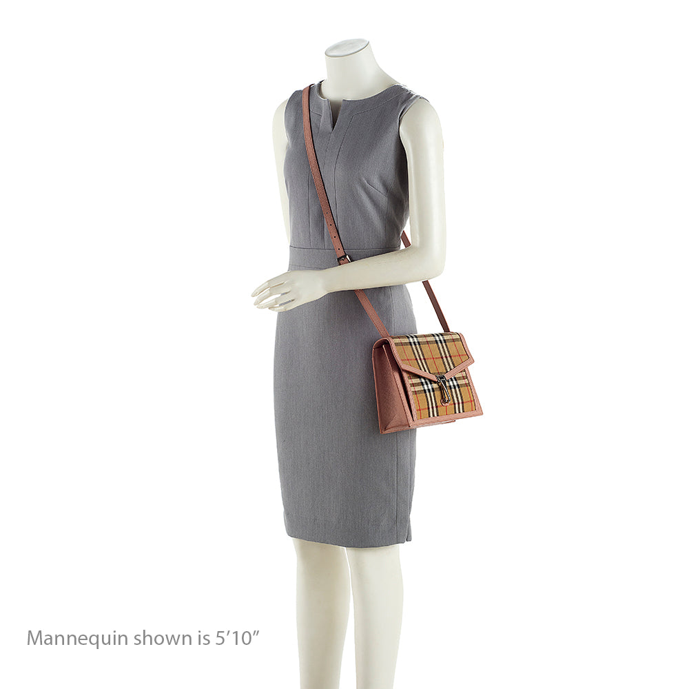 Burberry Vintage Check Macken Small Crossbody Bag (SHF-19564)