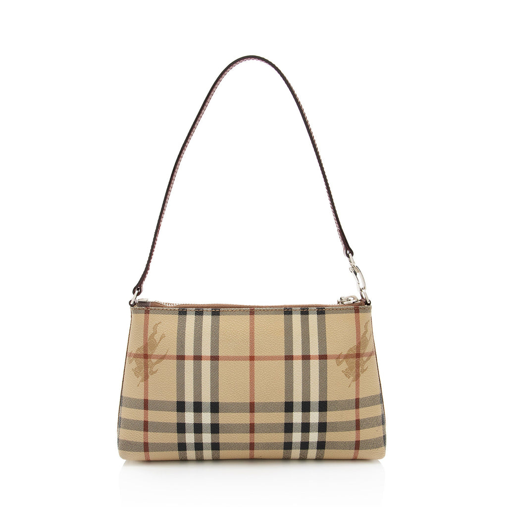 Burberry Vintage Haymarket Check Pochette (SHF-eiRBCJ)