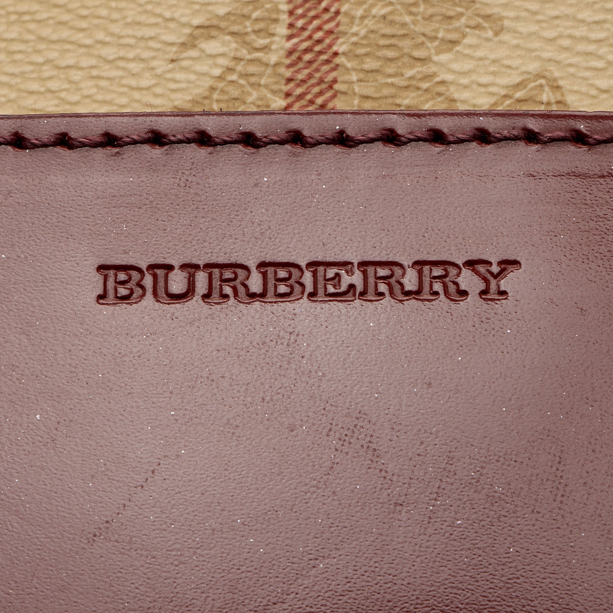 Burberry Vintage Haymarket Check Pochette (SHF-eiRBCJ)