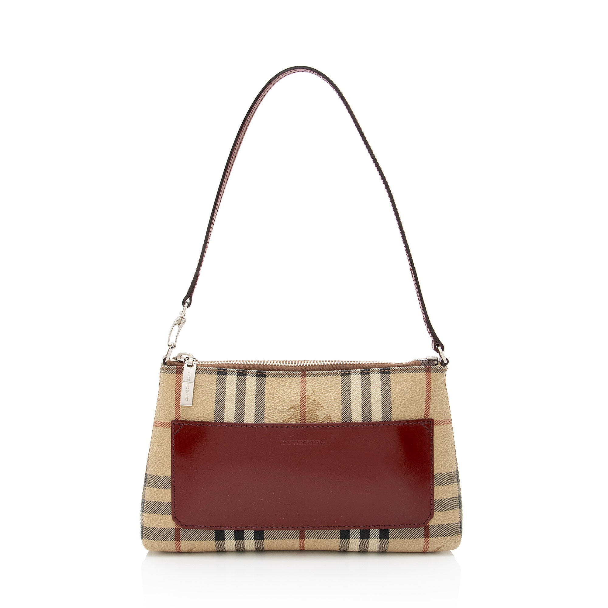 Burberry Vintage Haymarket Check Pochette (SHF-eiRBCJ)