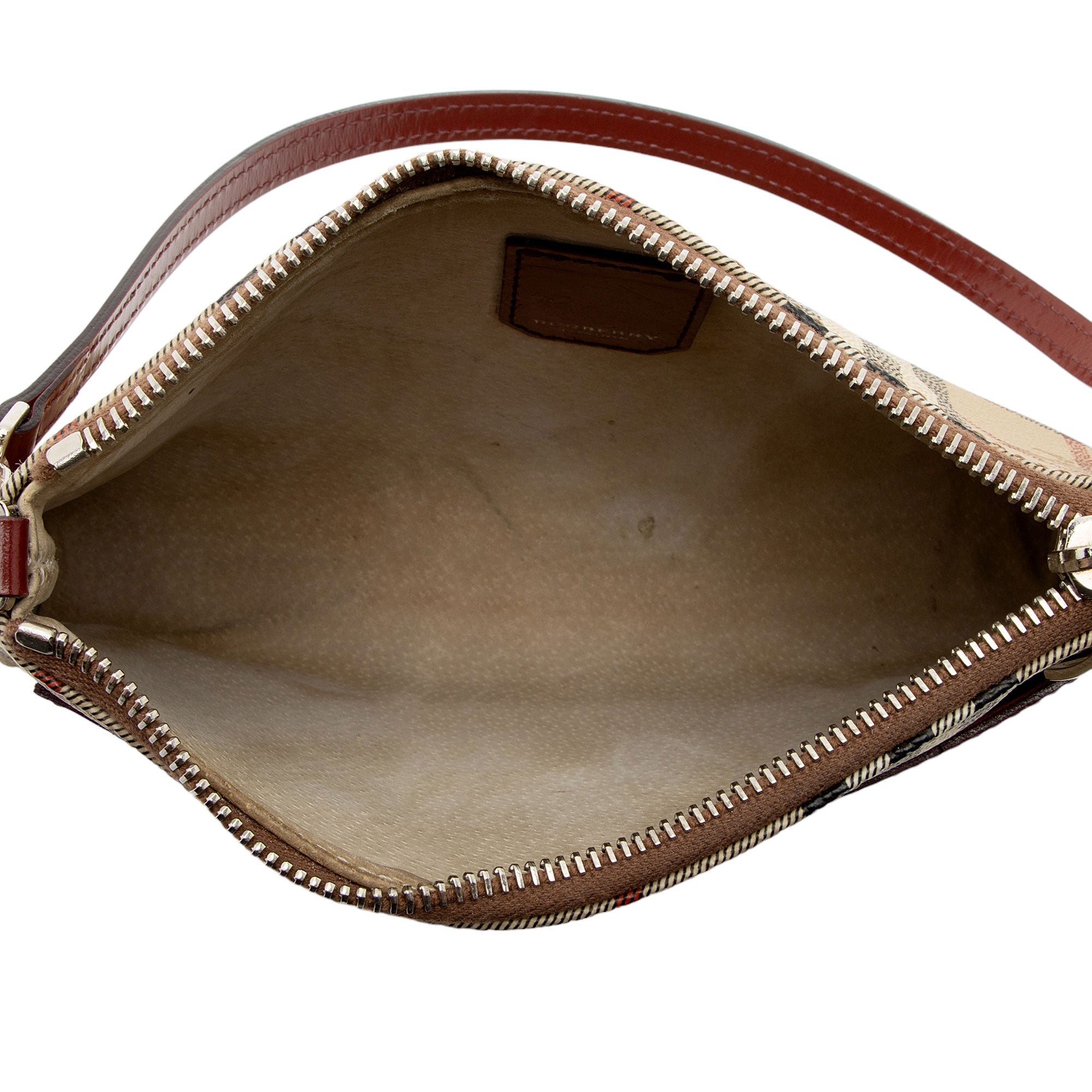 Burberry Vintage Haymarket Check Pochette (SHF-eiRBCJ)