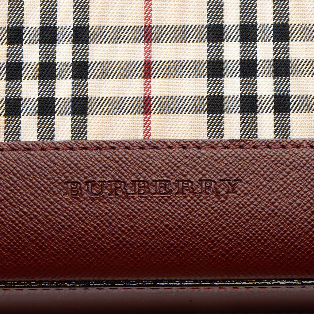 Burberry Vintage House Check E/W Tote