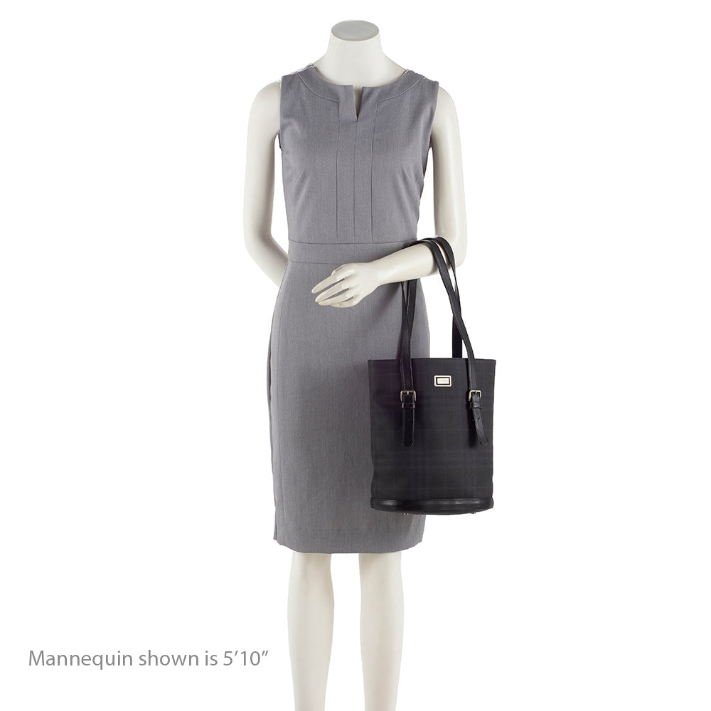 Burberry Vintage Nova Check Bucket Tote - FINAL SALE (SHF-15431)