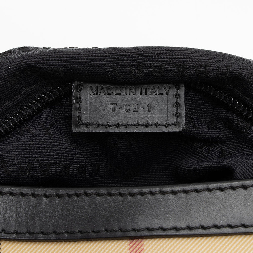 Burberry Vintage Nova Check Heath Shoulder Bag (SHF-cIAPyv)