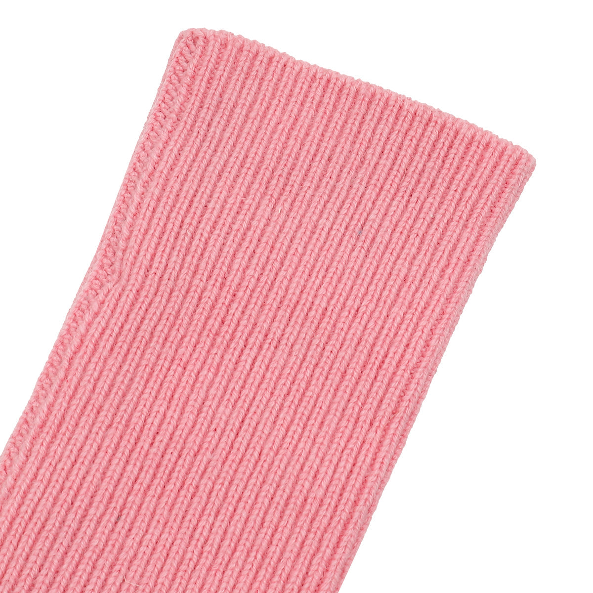 Burberry Pink Multicolor Patchwork Pom Pom Beanie & Fingerless Gloves