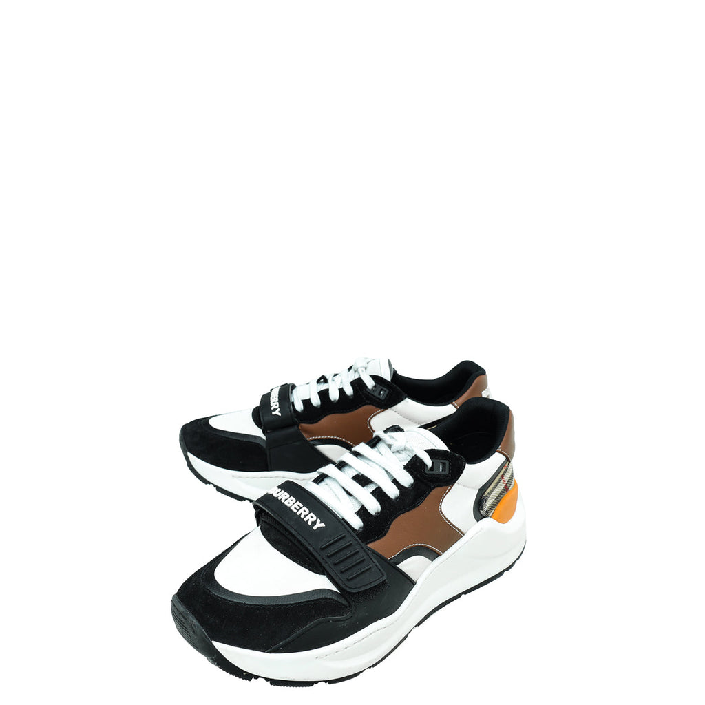 Burberry Multicolor Check Regis Sneakers 42