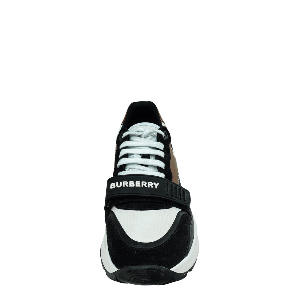Burberry Multicolor Check Regis Sneakers 42