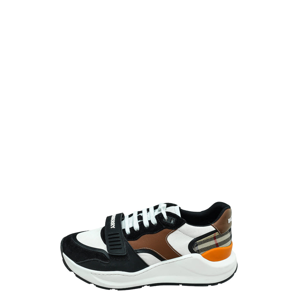 Burberry Multicolor Check Regis Sneakers 42