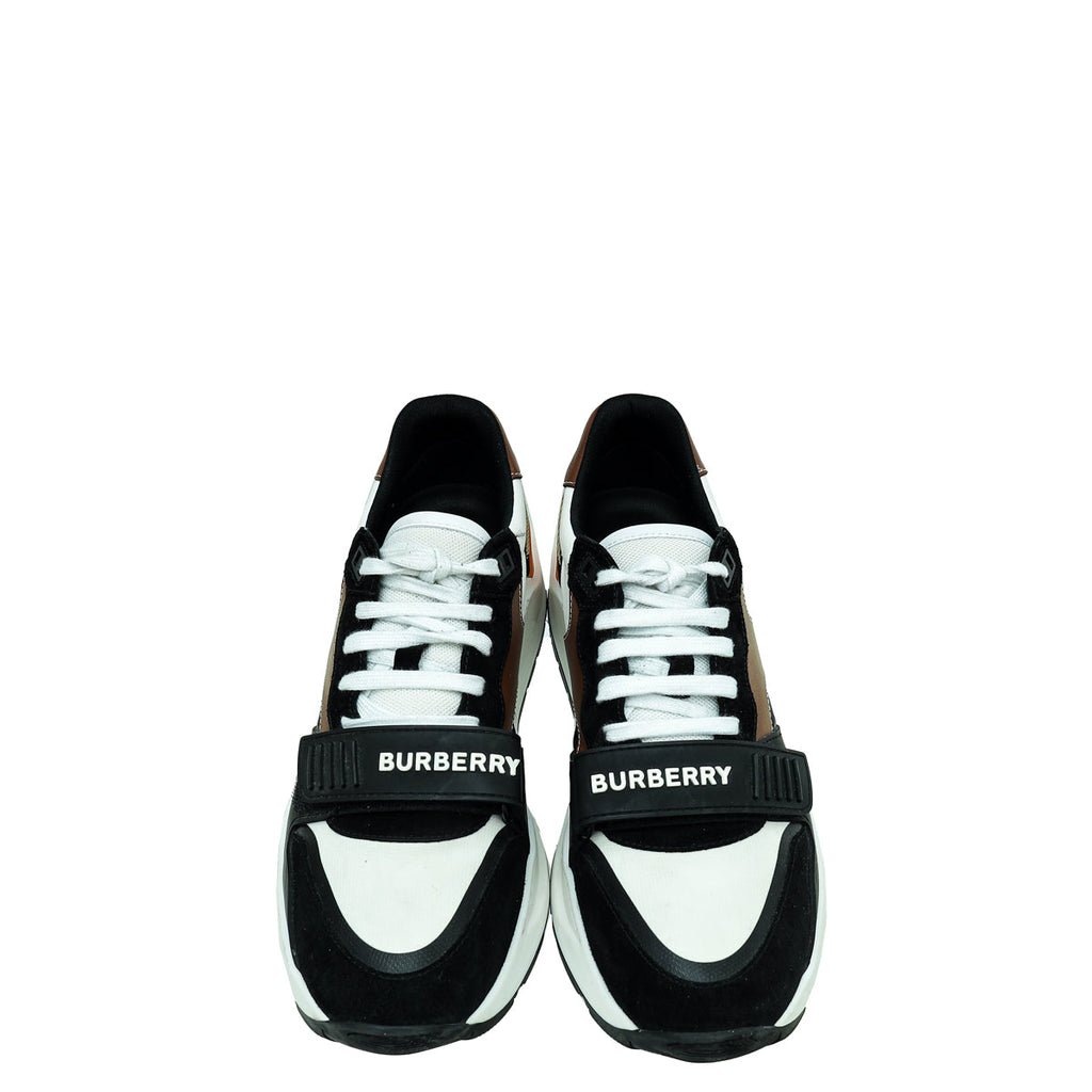 Burberry Multicolor Check Regis Sneakers 42
