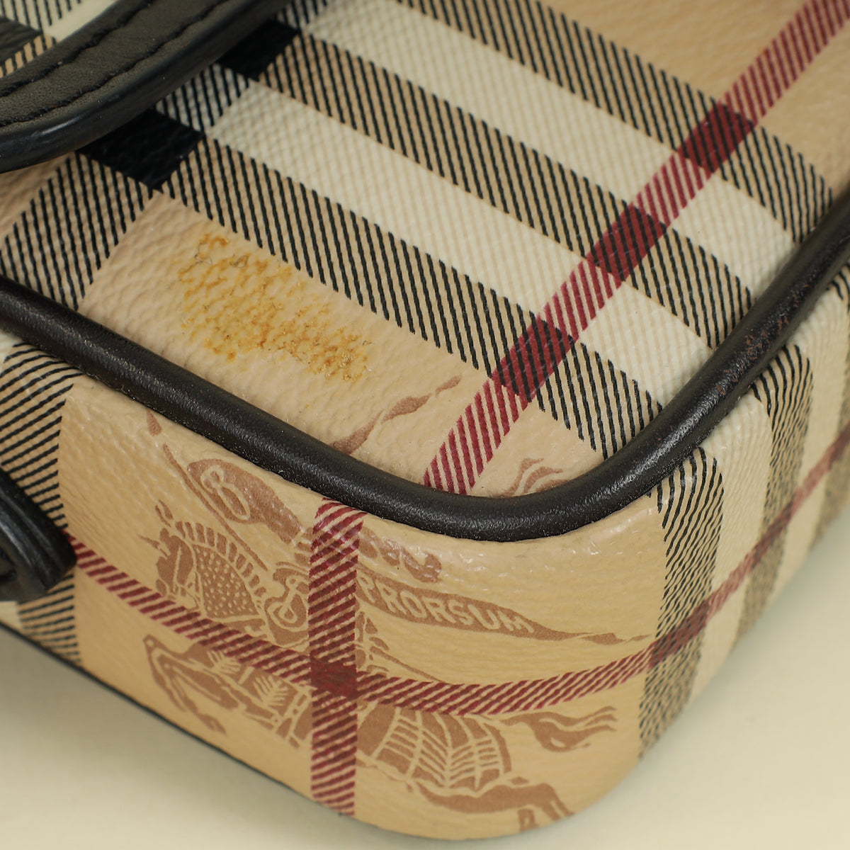 Burberry Bicolor Nova Check Crossbody Bag
