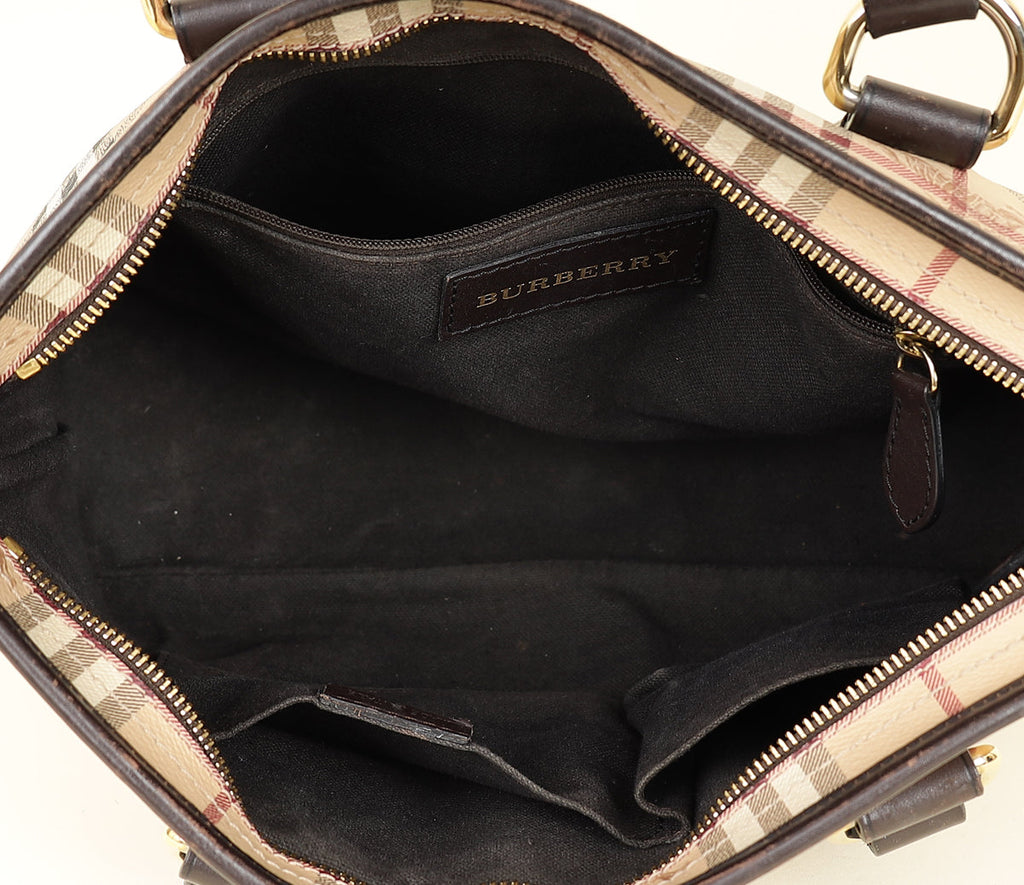Burberry Haymarket Regent Tote Medium Bag