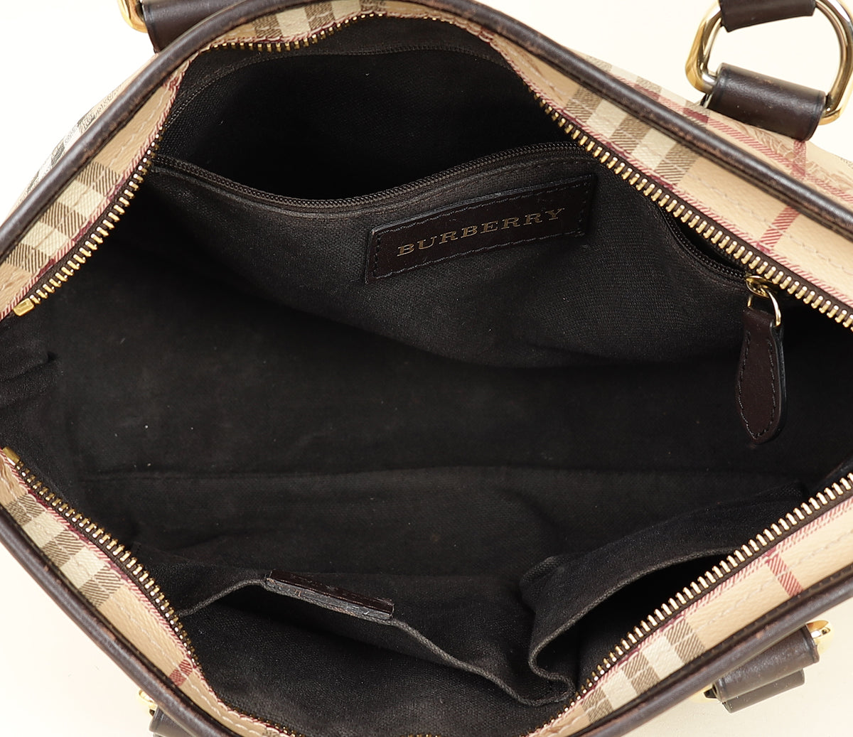 Burberry Haymarket Regent Tote Medium Bag